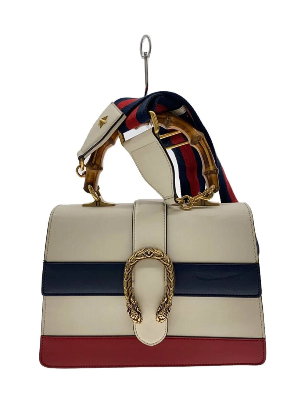 Gucci Handbag Dionysus Bamboo Shoulder Bag White